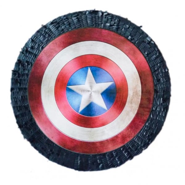 Captain America 2D Shape Pull String Pinata